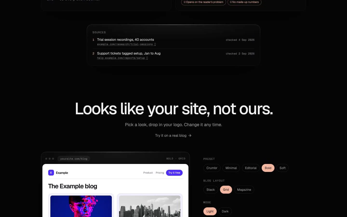 Crumbr screenshot