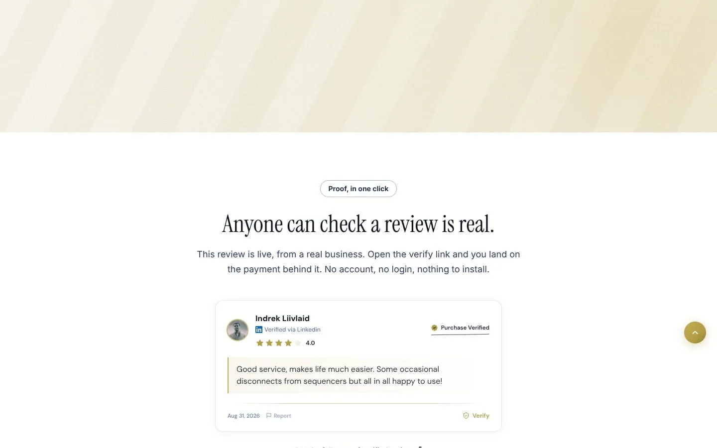 Signed Reviews screenshot