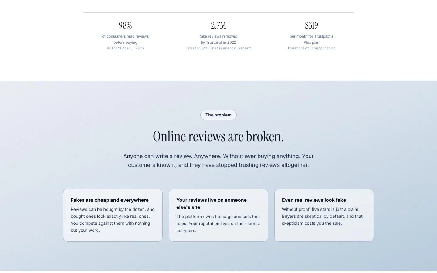 Signed Reviews screenshot