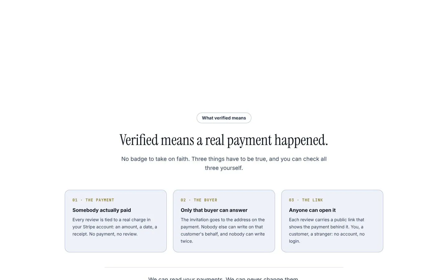 Signed Reviews screenshot
