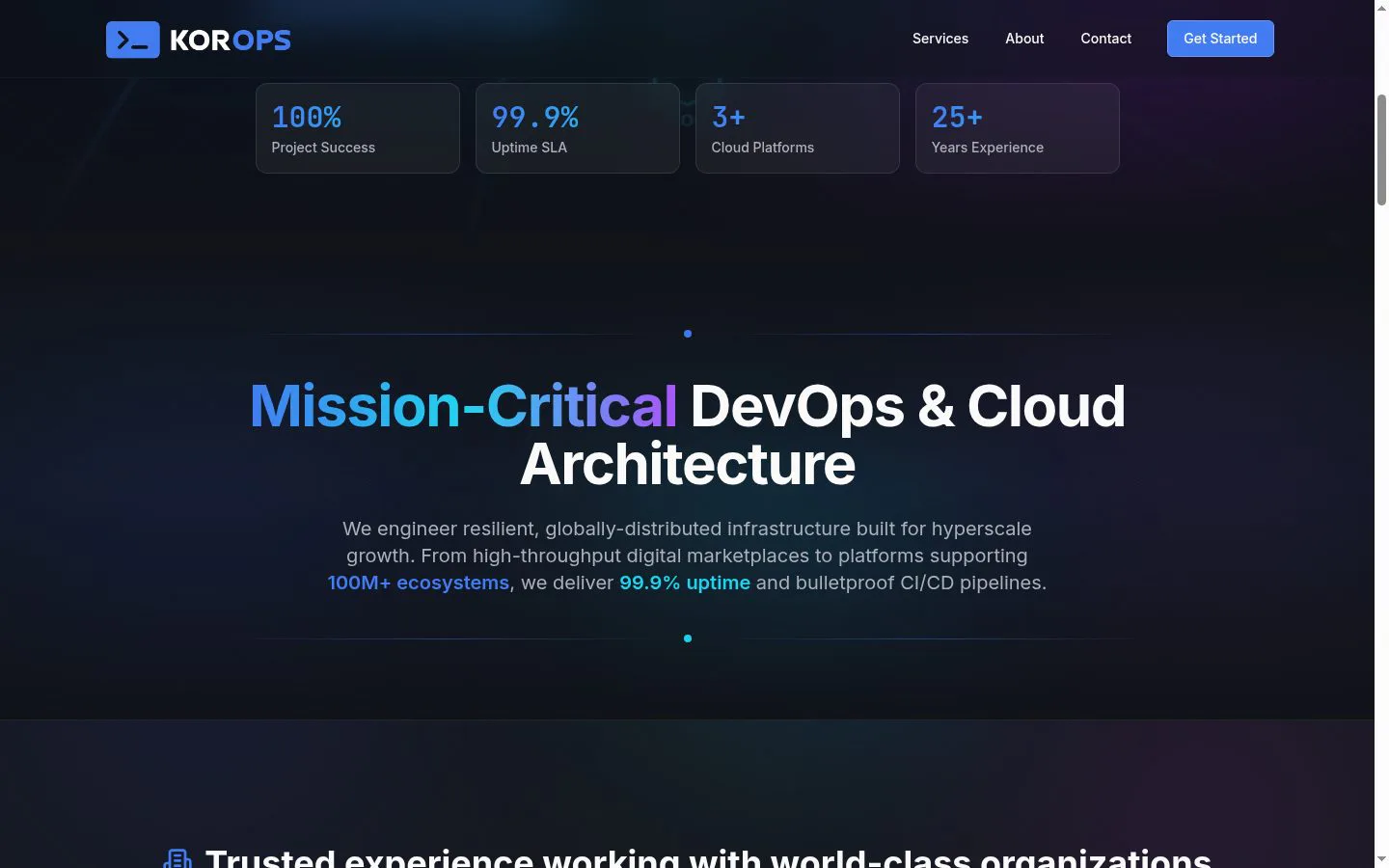 KorOps Technologies screenshot