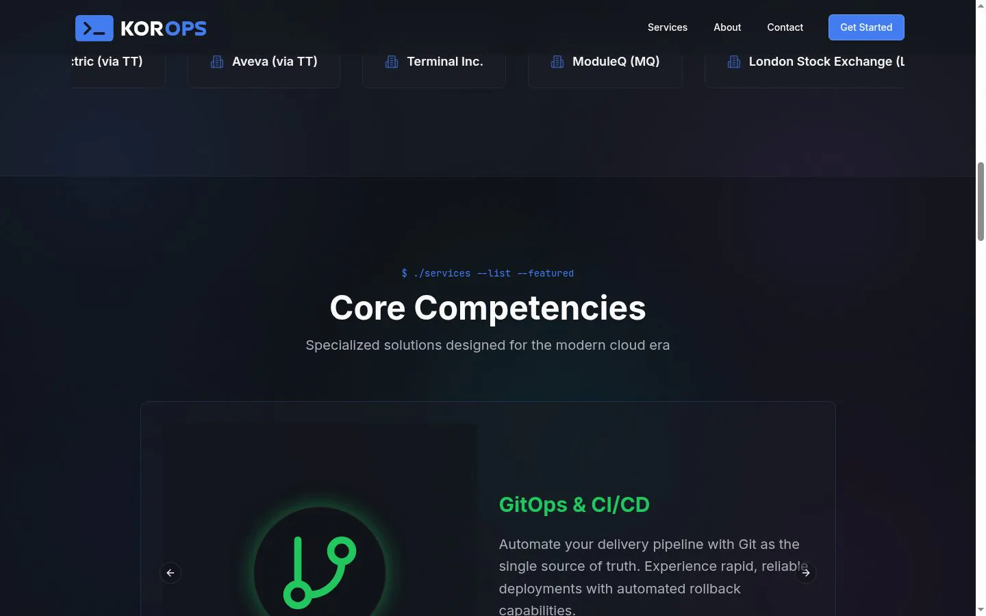 KorOps Technologies screenshot