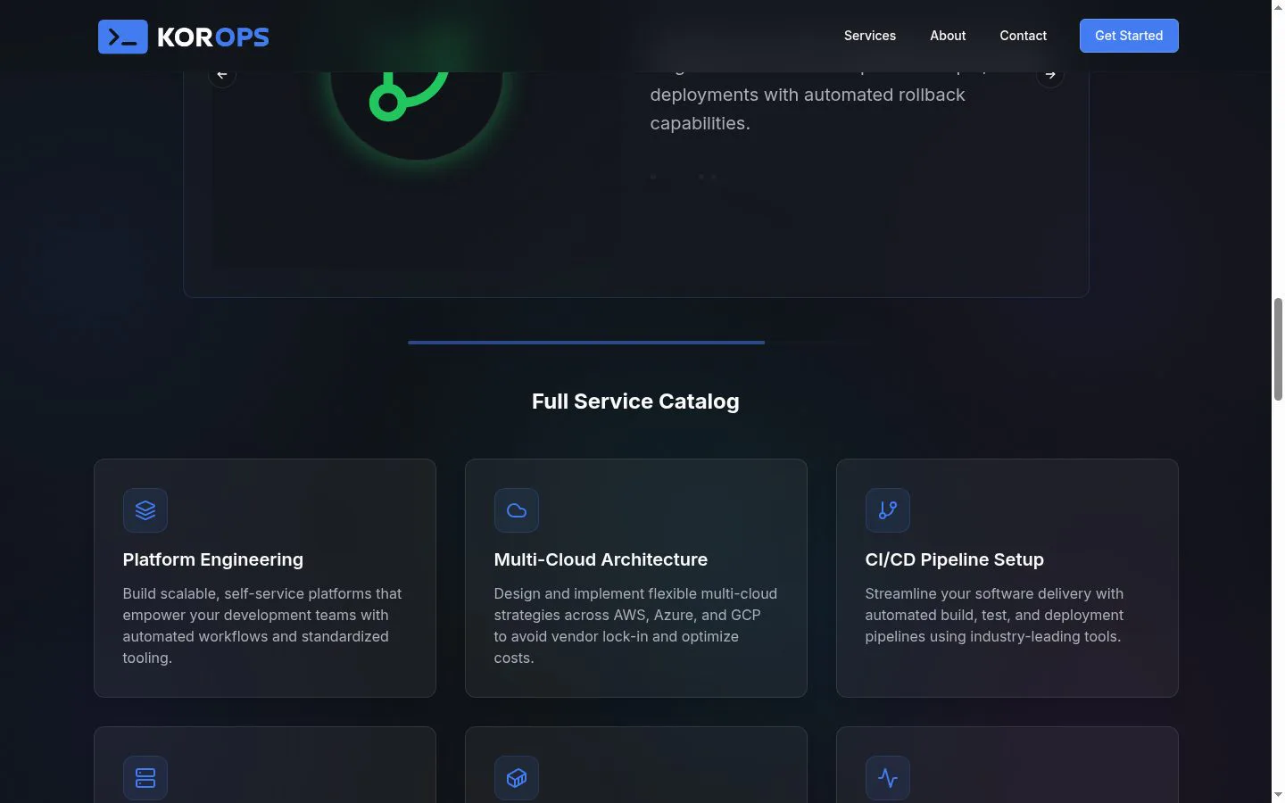 KorOps Technologies screenshot