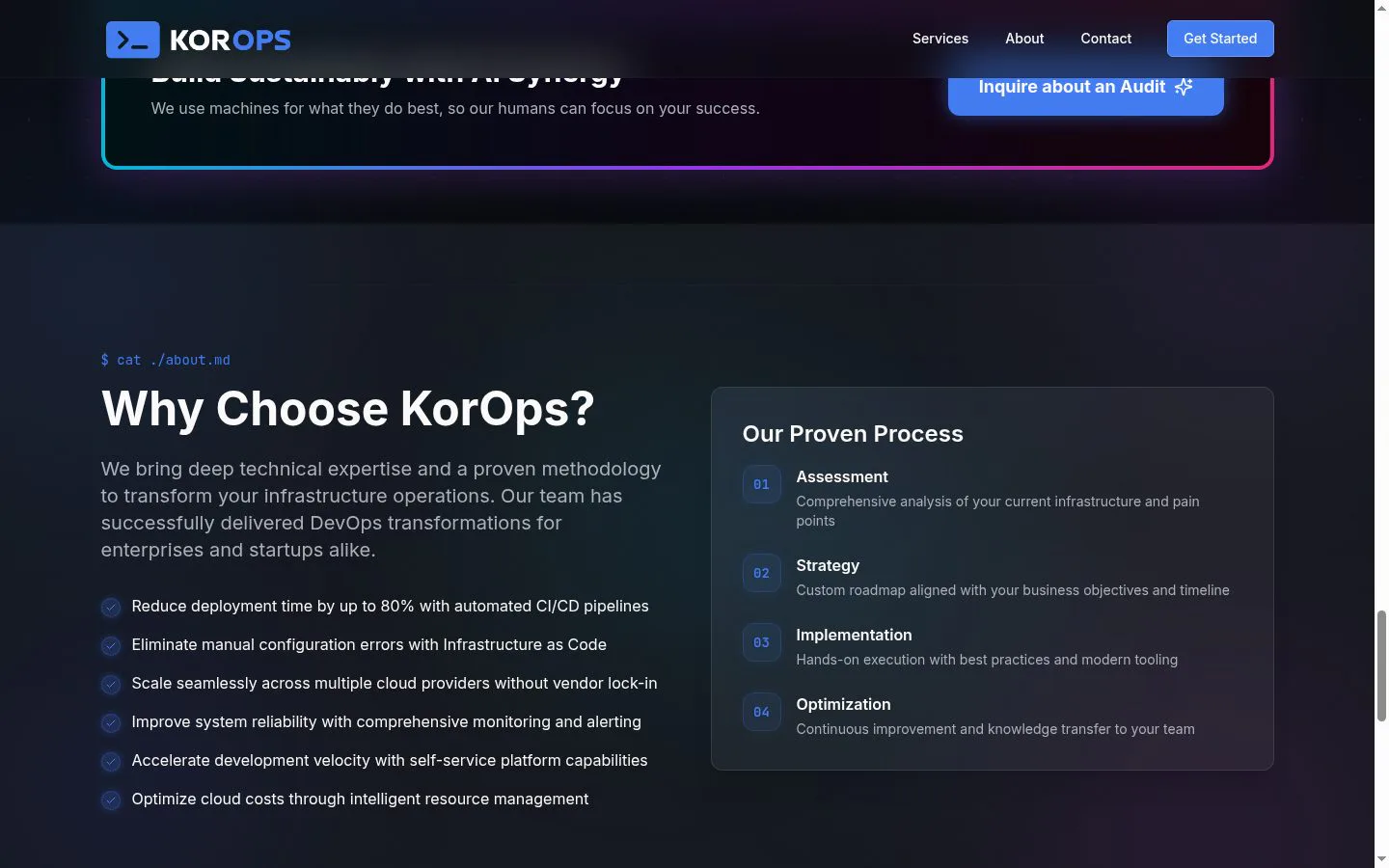 KorOps Technologies screenshot