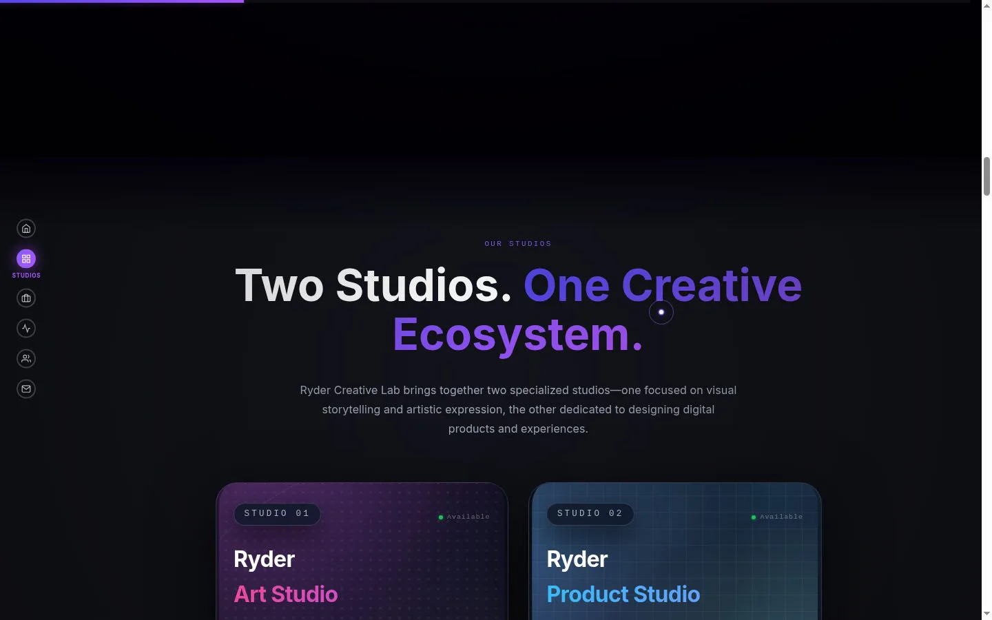 Ryder Creative Lab screenshot