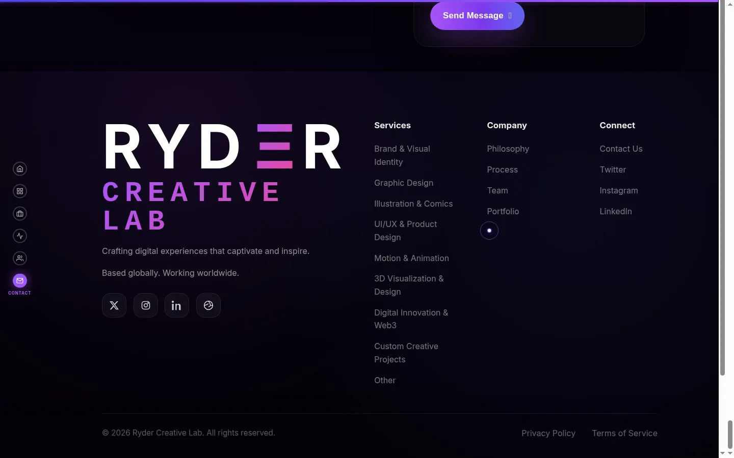 Ryder Creative Lab screenshot