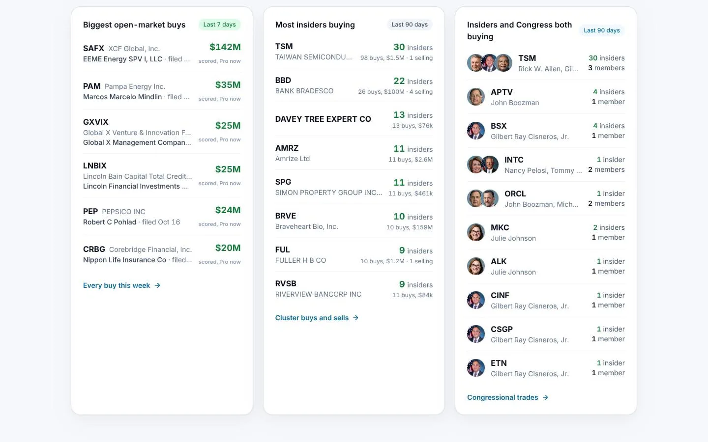 InsiderTell screenshot
