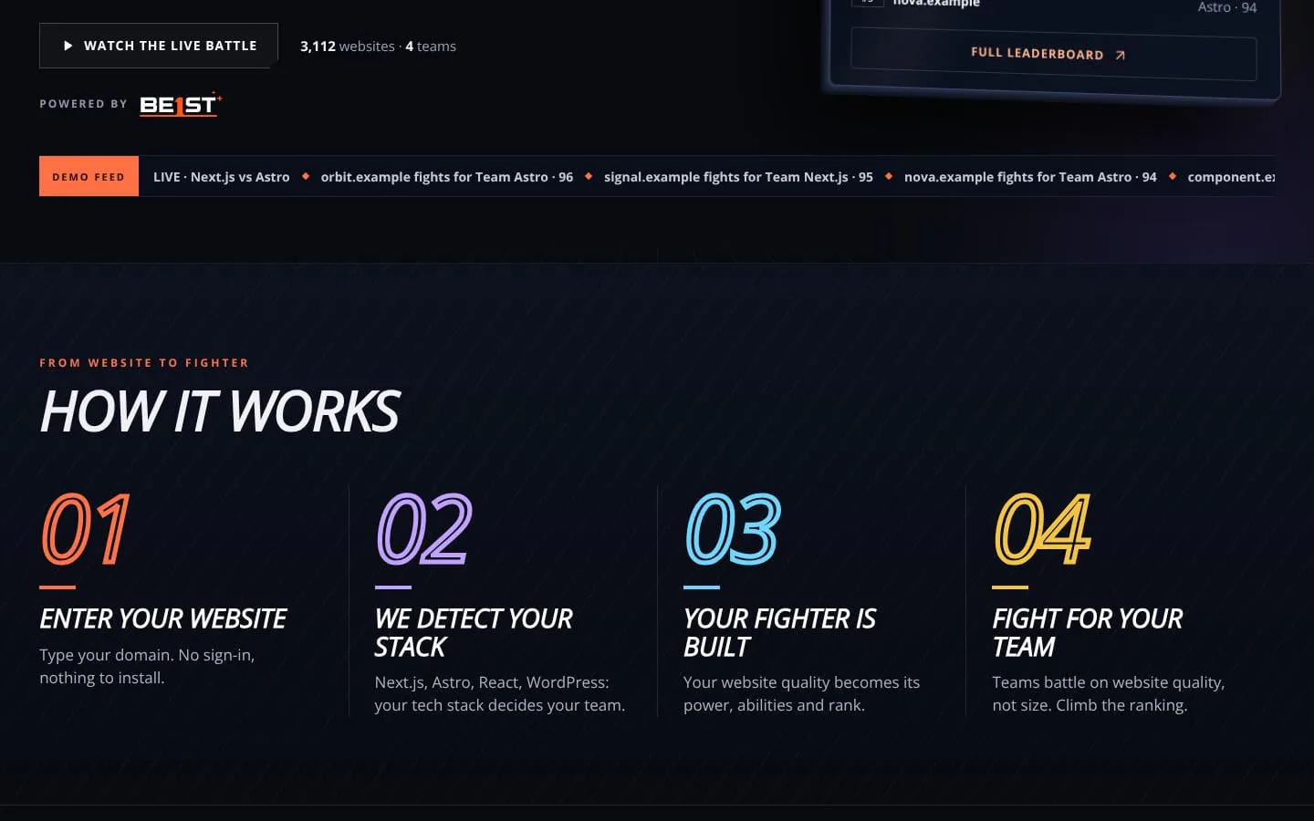 3D Web Stack arena screenshot