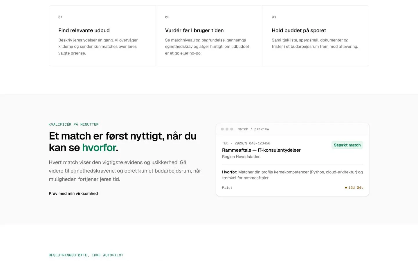 UdbudsScanner screenshot