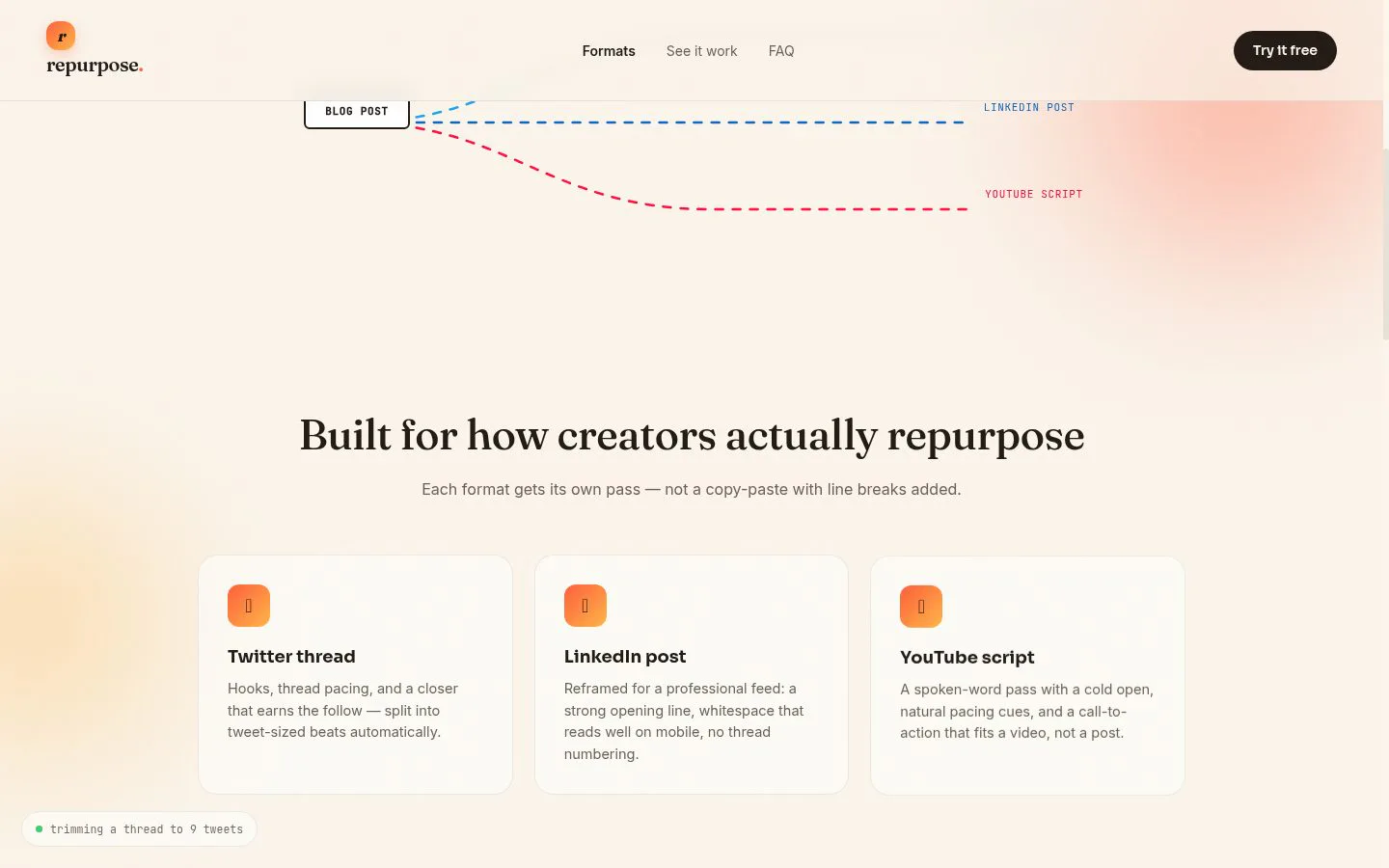 Repurpose Engine screenshot