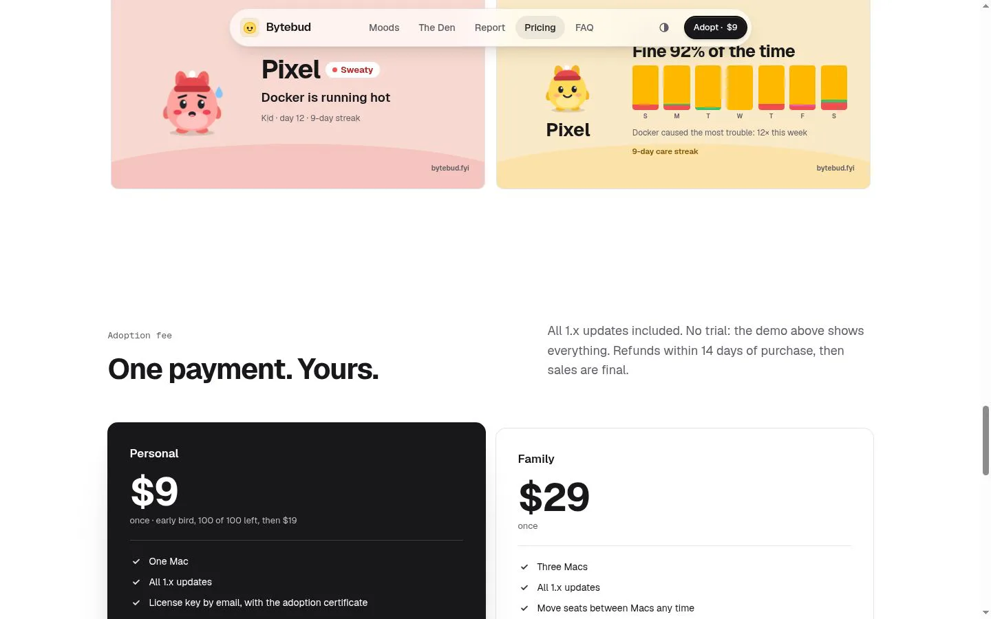 Bytebud screenshot