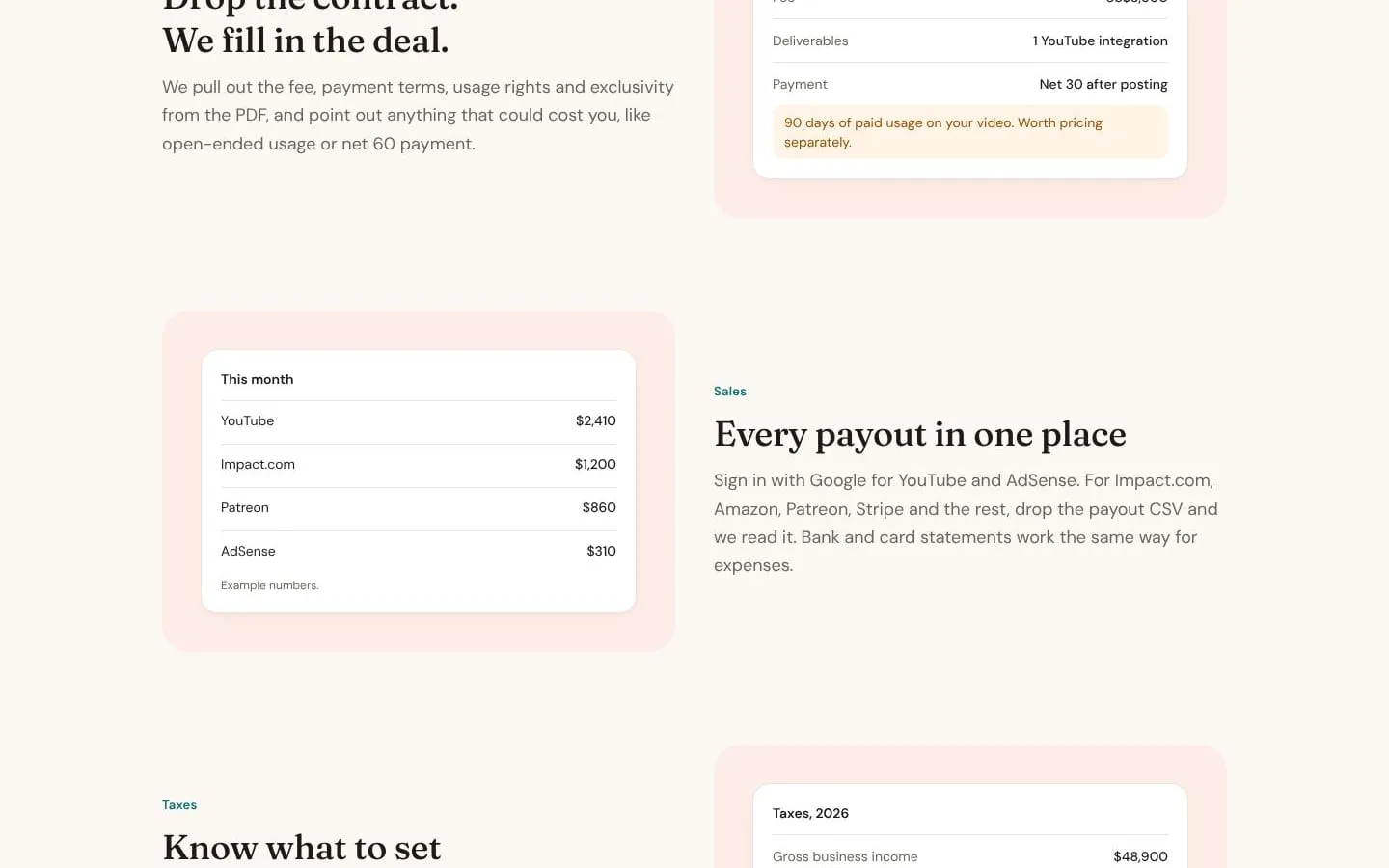 Finance for Creators screenshot