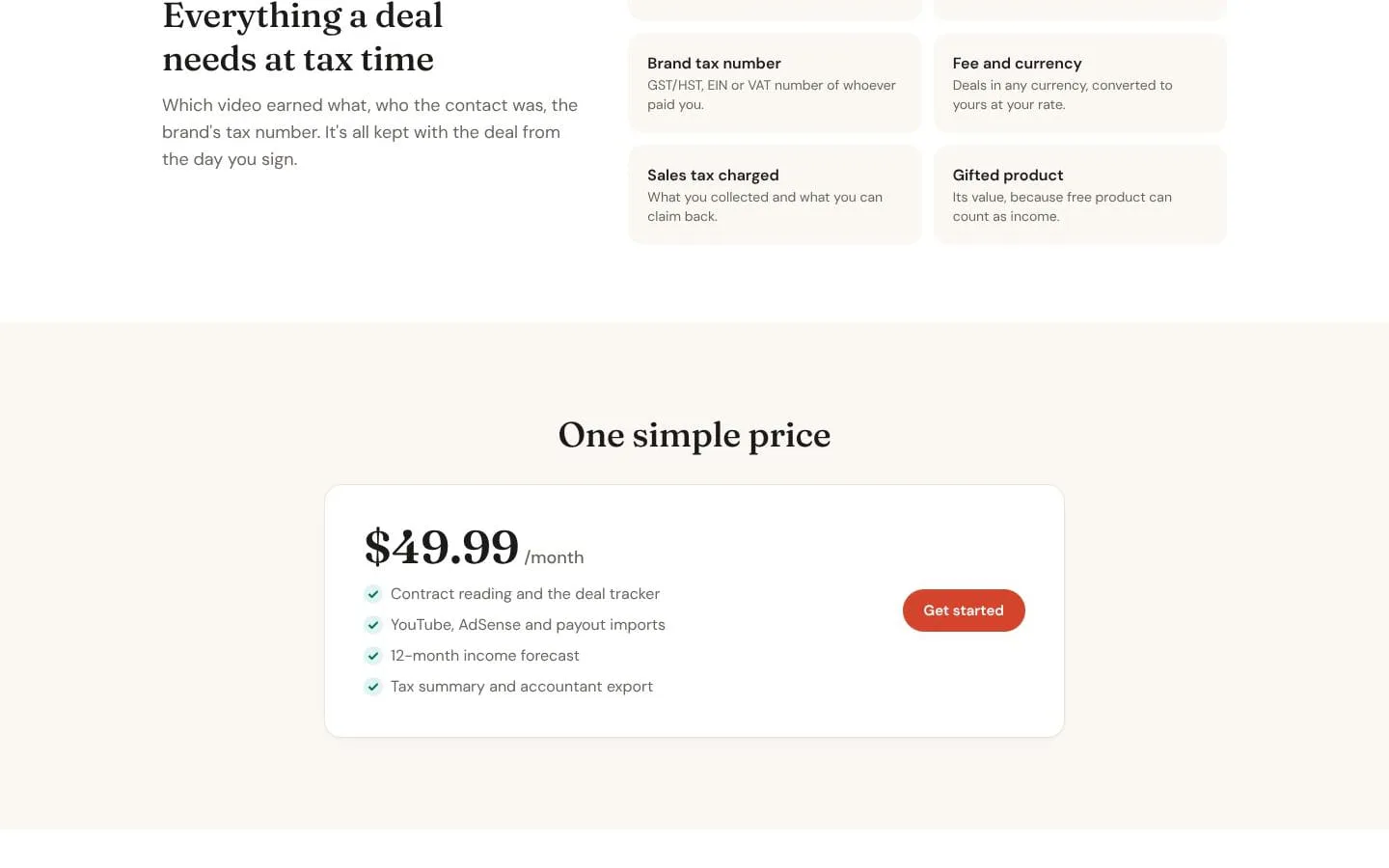 Finance for Creators screenshot