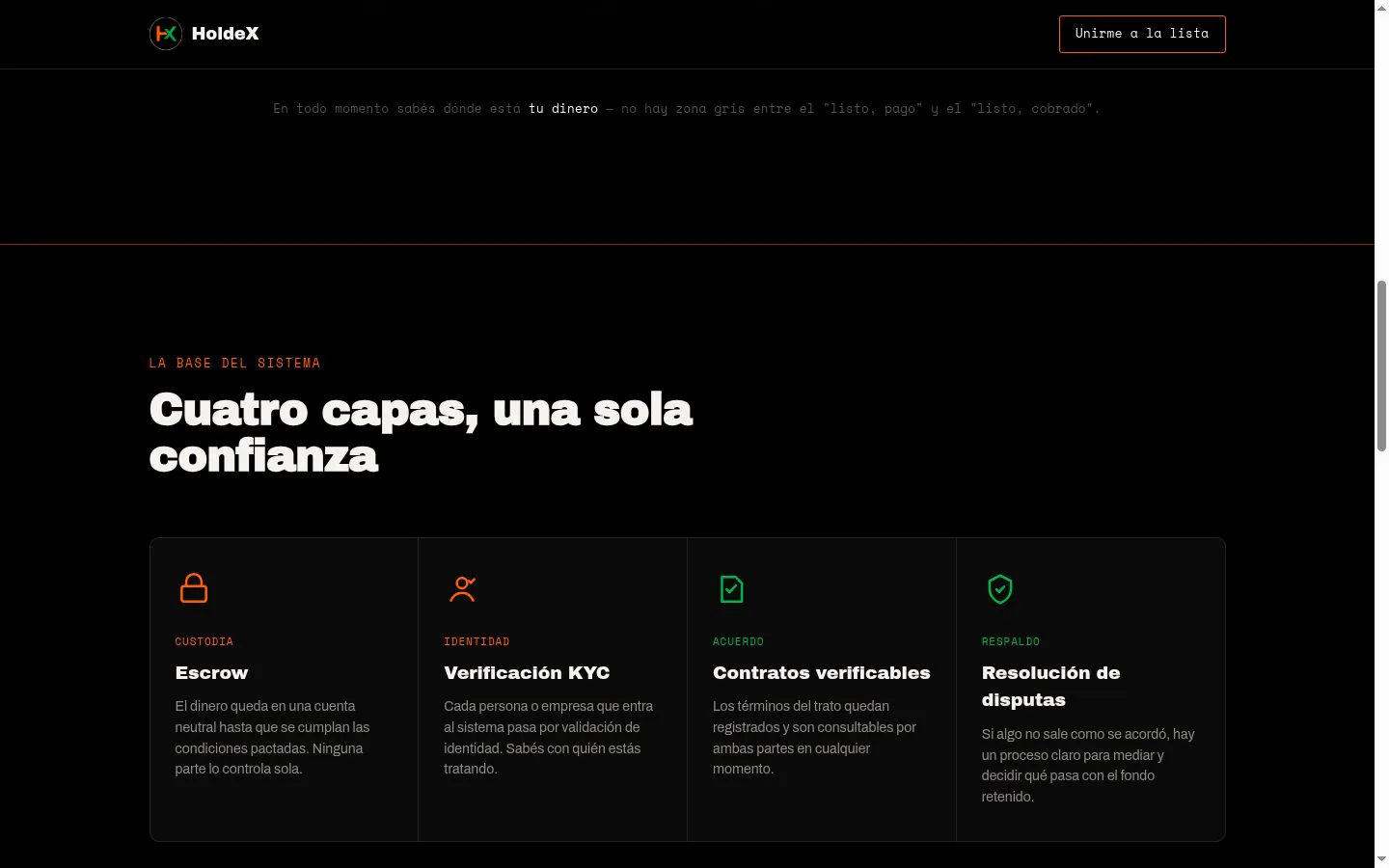 HoldeX screenshot