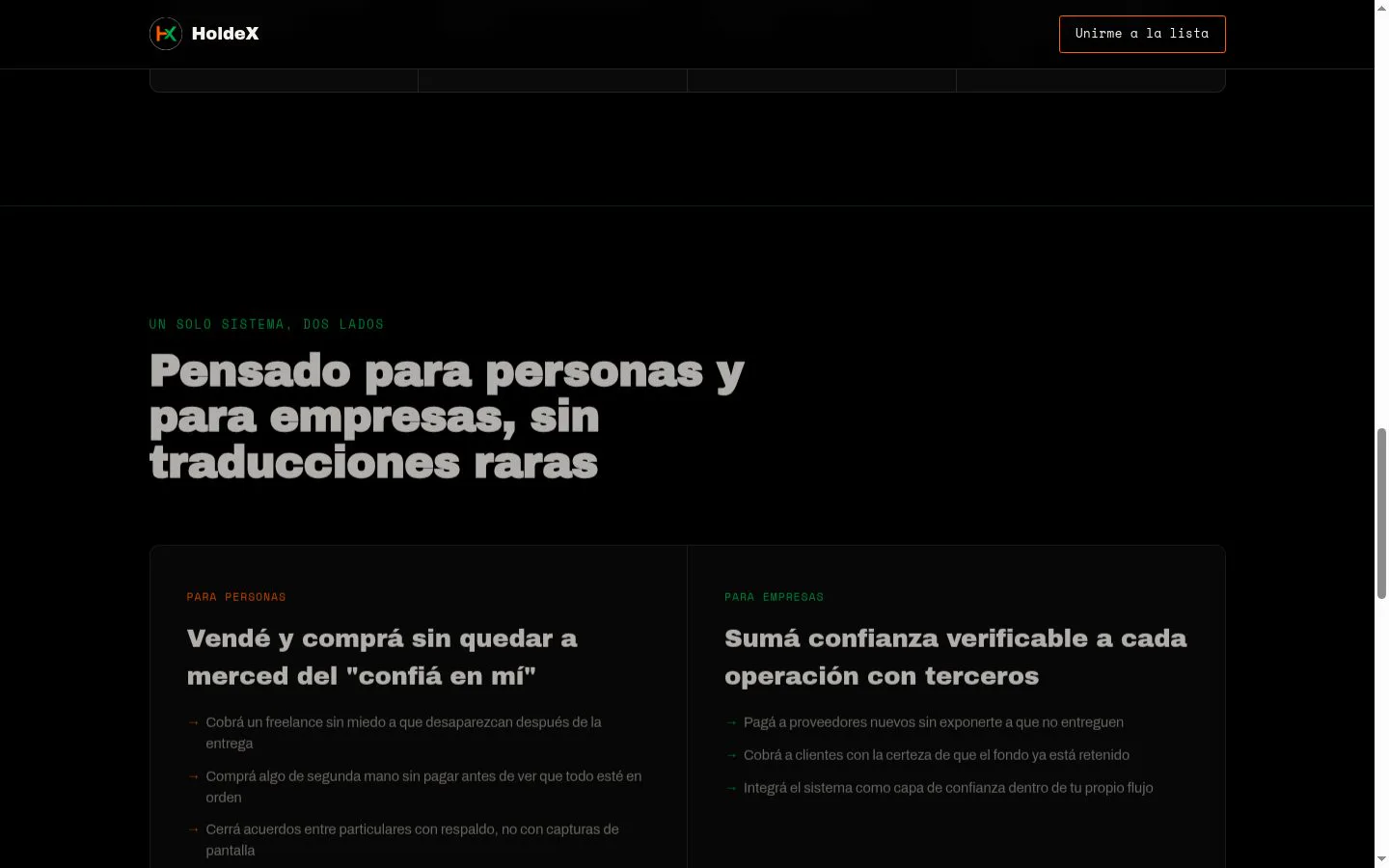 HoldeX screenshot