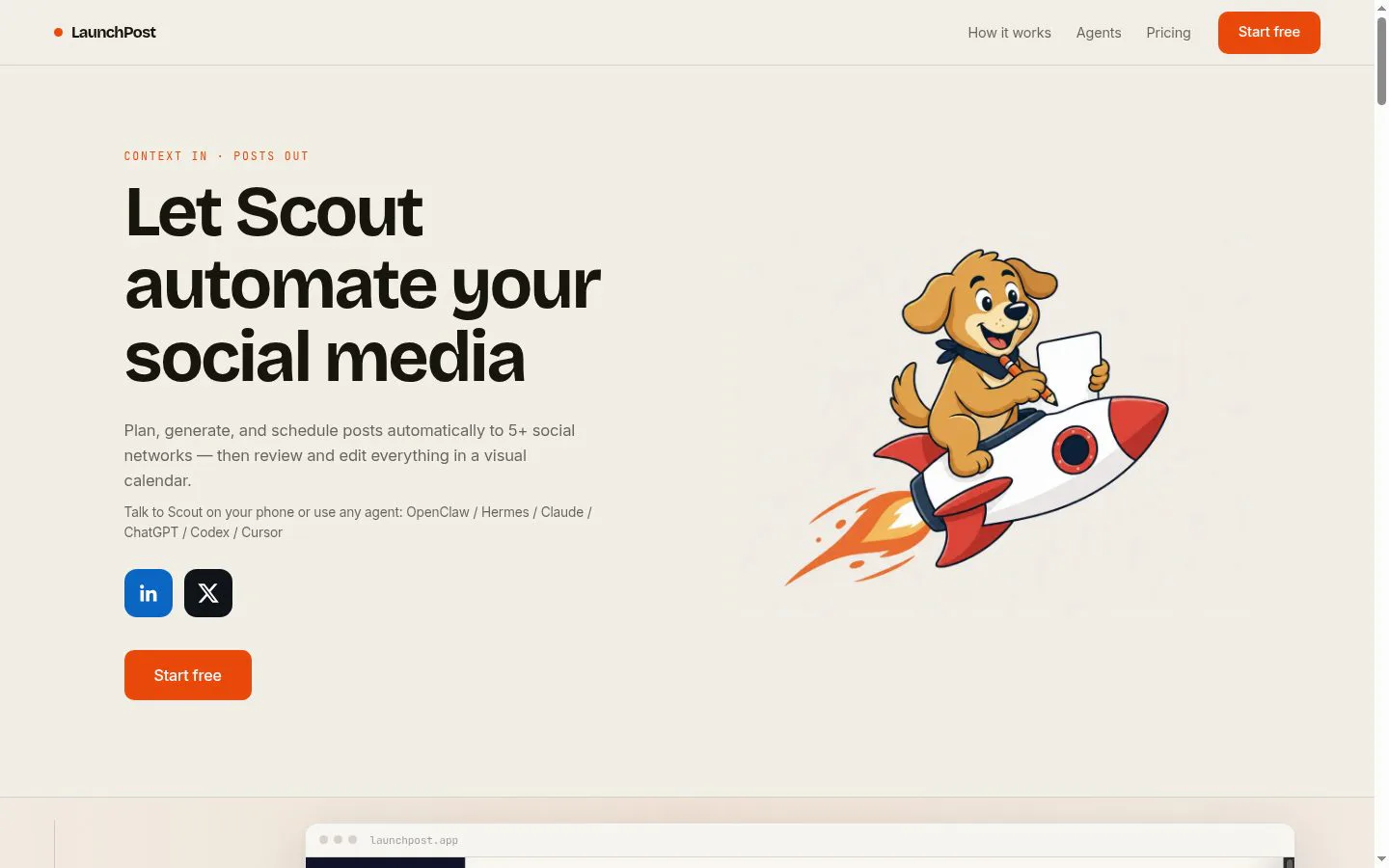 LaunchPost screenshot