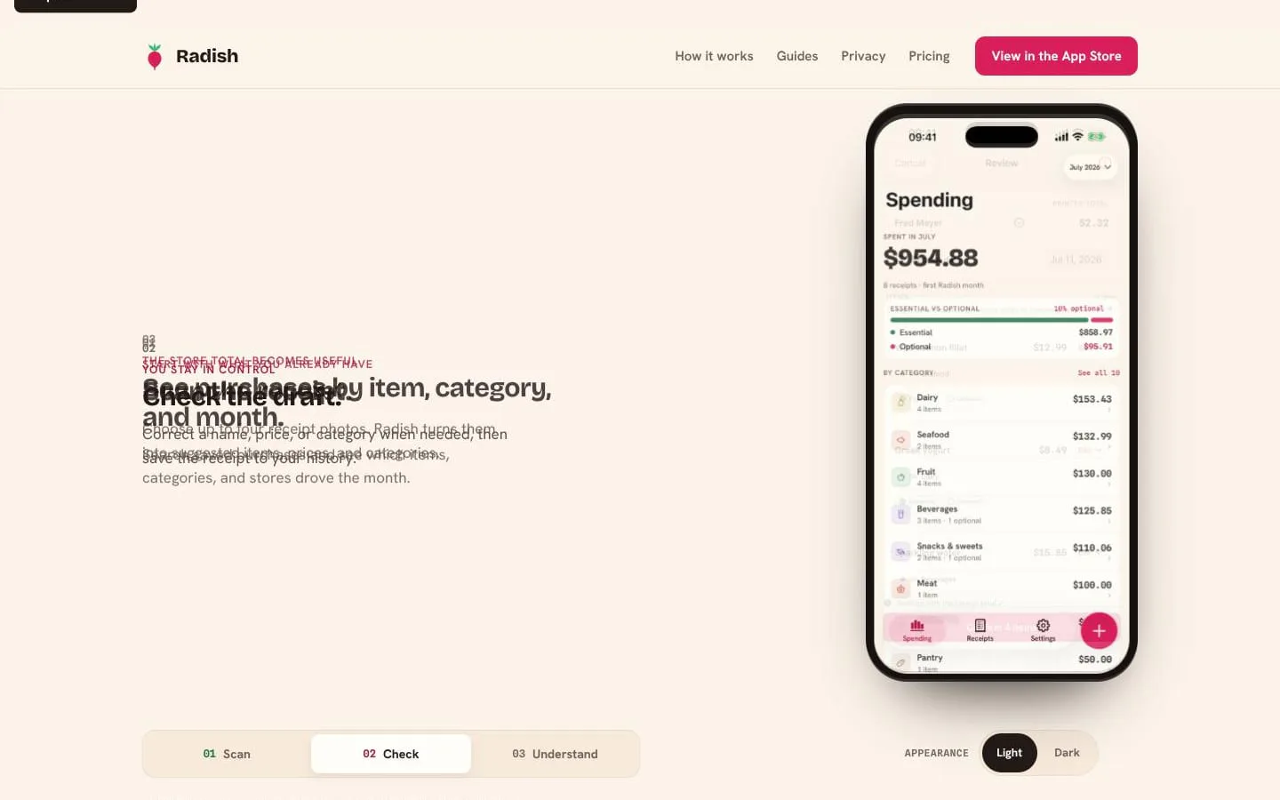 Radish screenshot