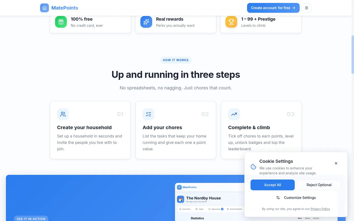 MatePoints screenshot