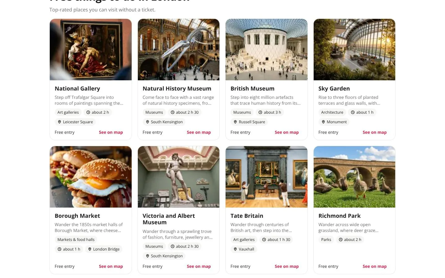 London Tourist Map screenshot