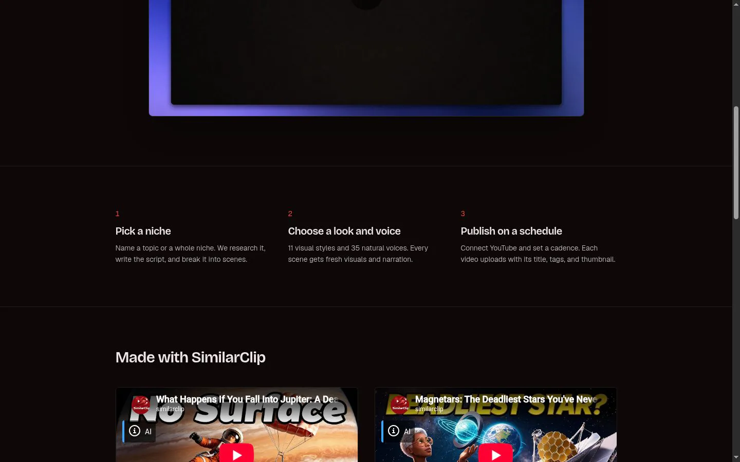 SimilarClip screenshot