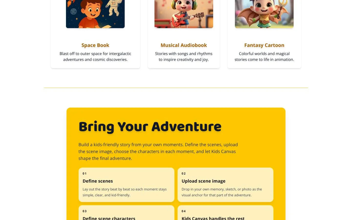 Kids Canvas screenshot