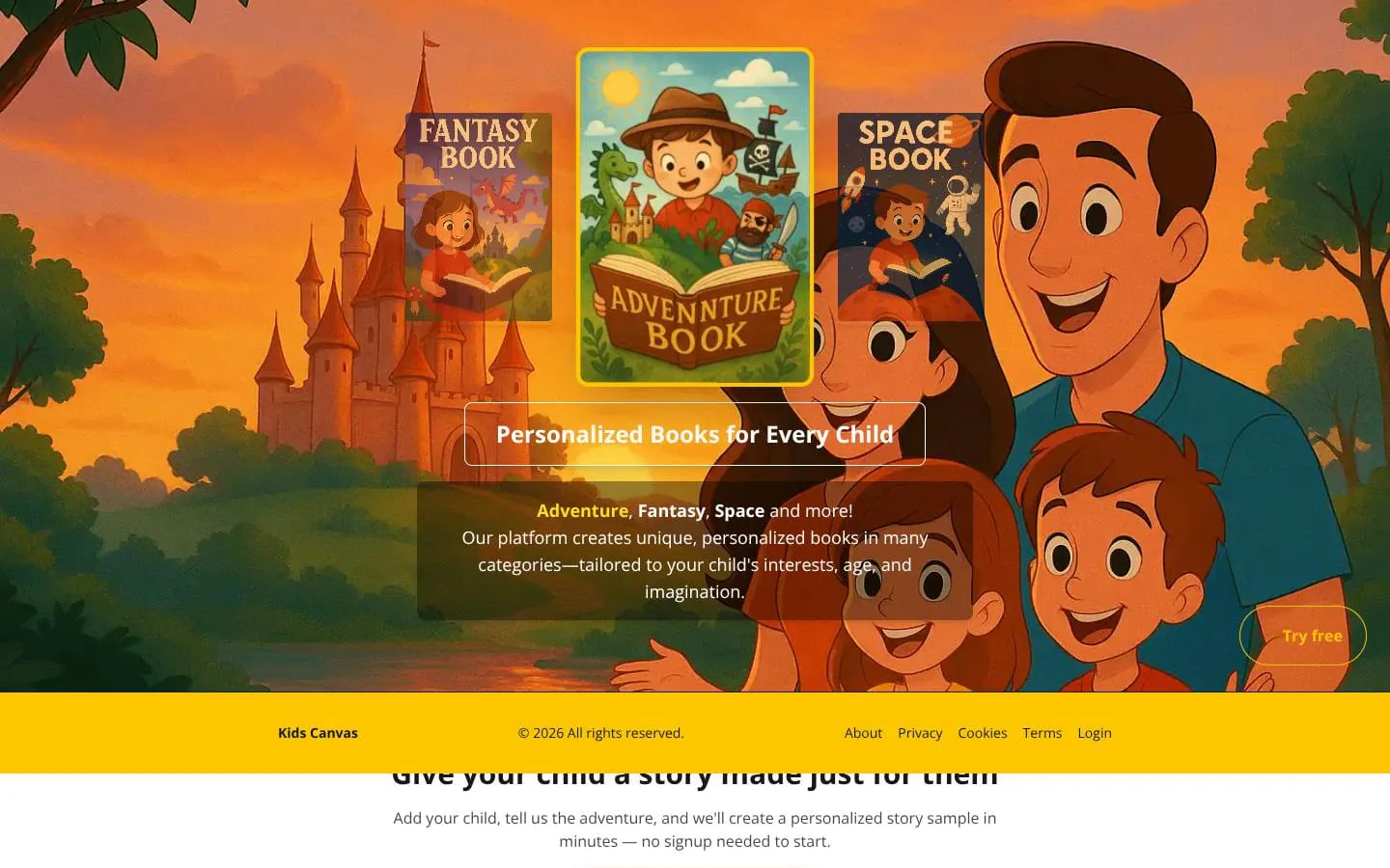 Kids Canvas screenshot