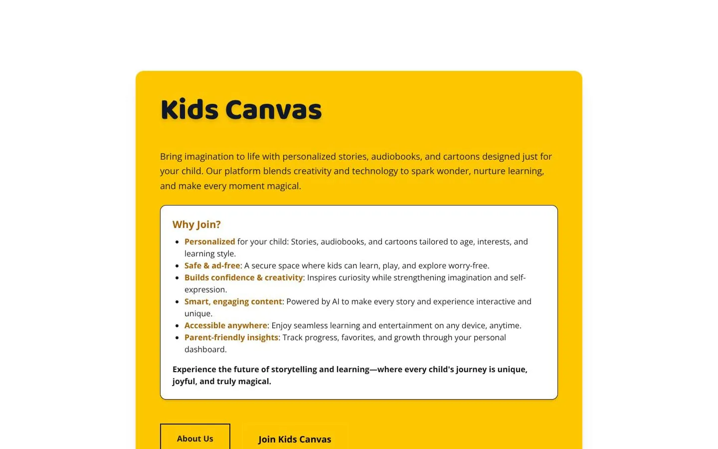 Kids Canvas screenshot