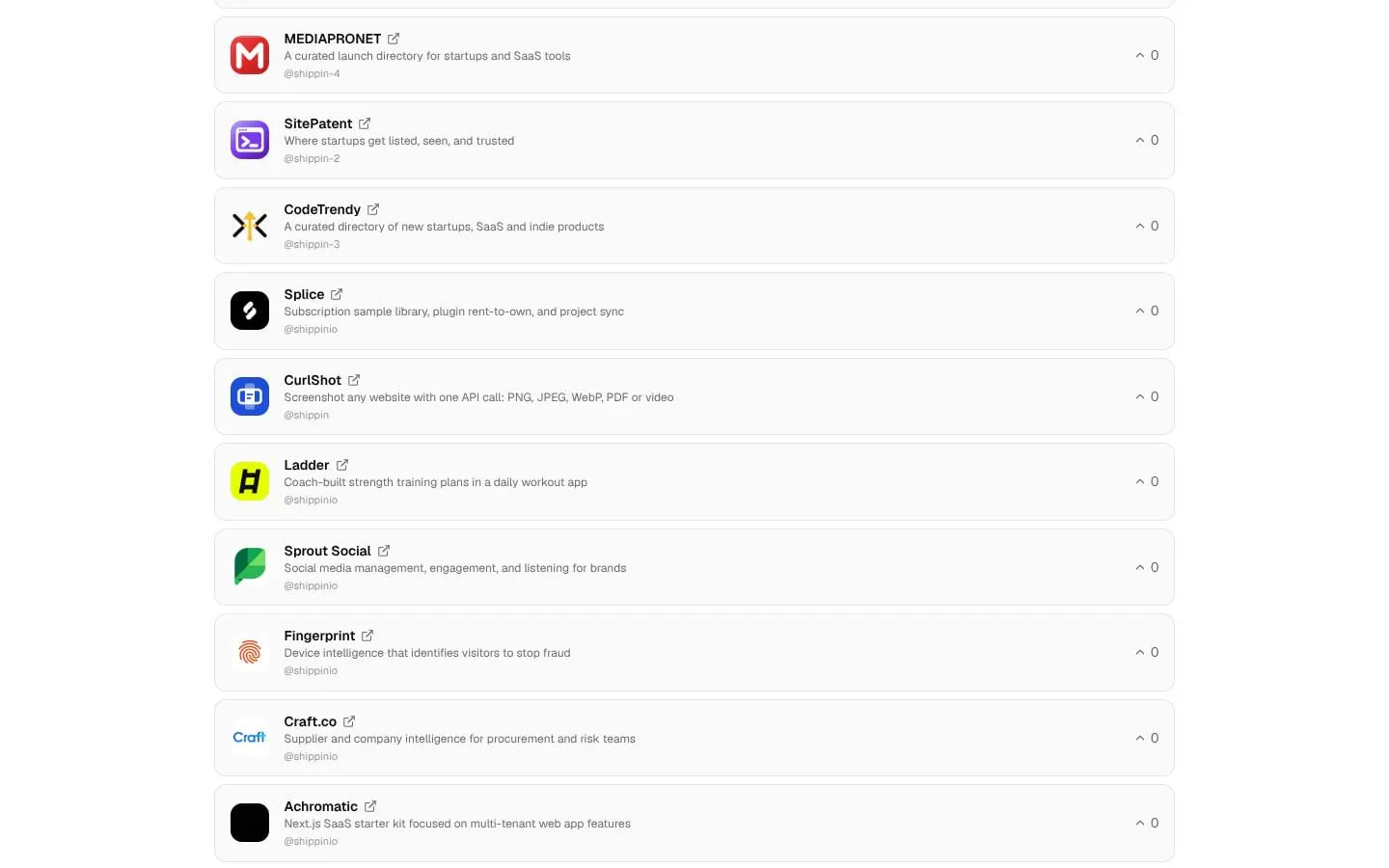 shippin.io screenshot