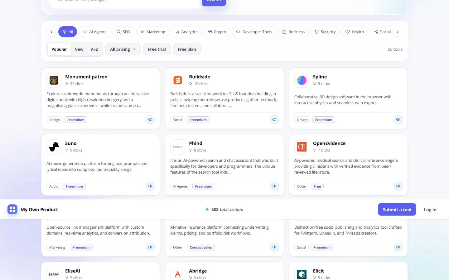 My Own Product screenshot
