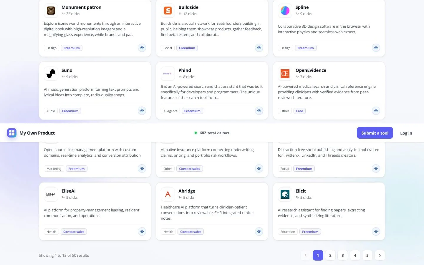 My Own Product screenshot
