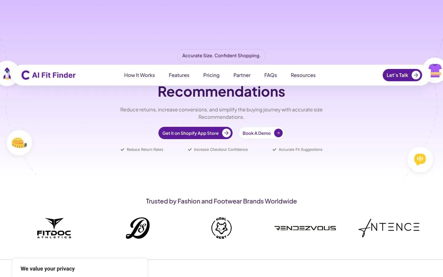 AI Fit Finder screenshot