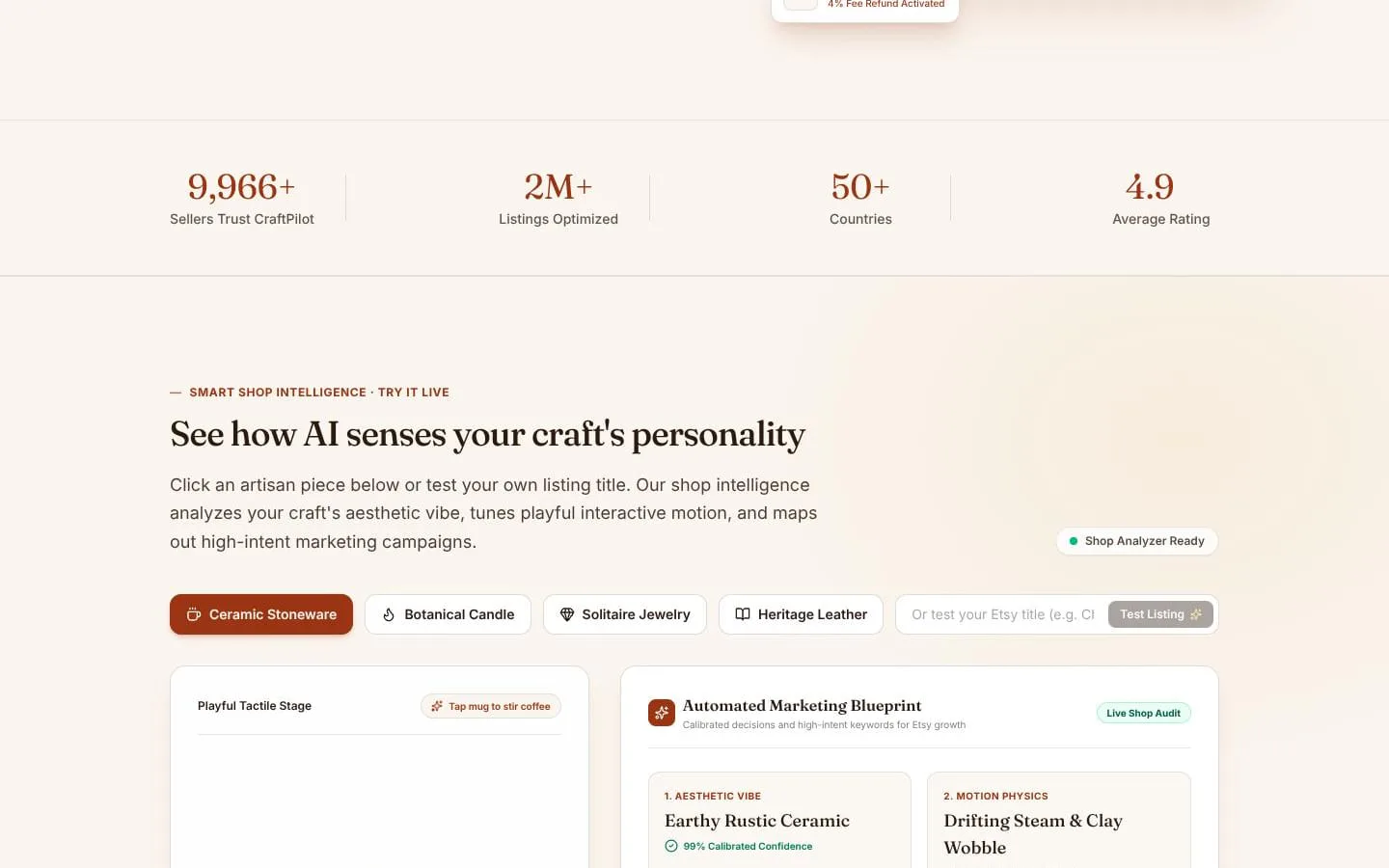 CraftPilot screenshot