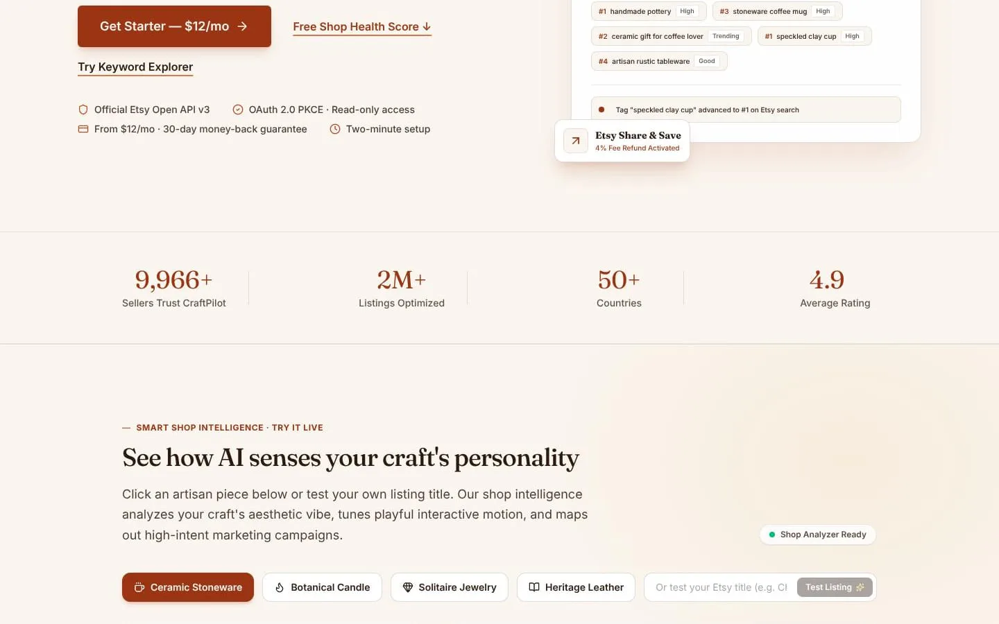 CraftPilot screenshot