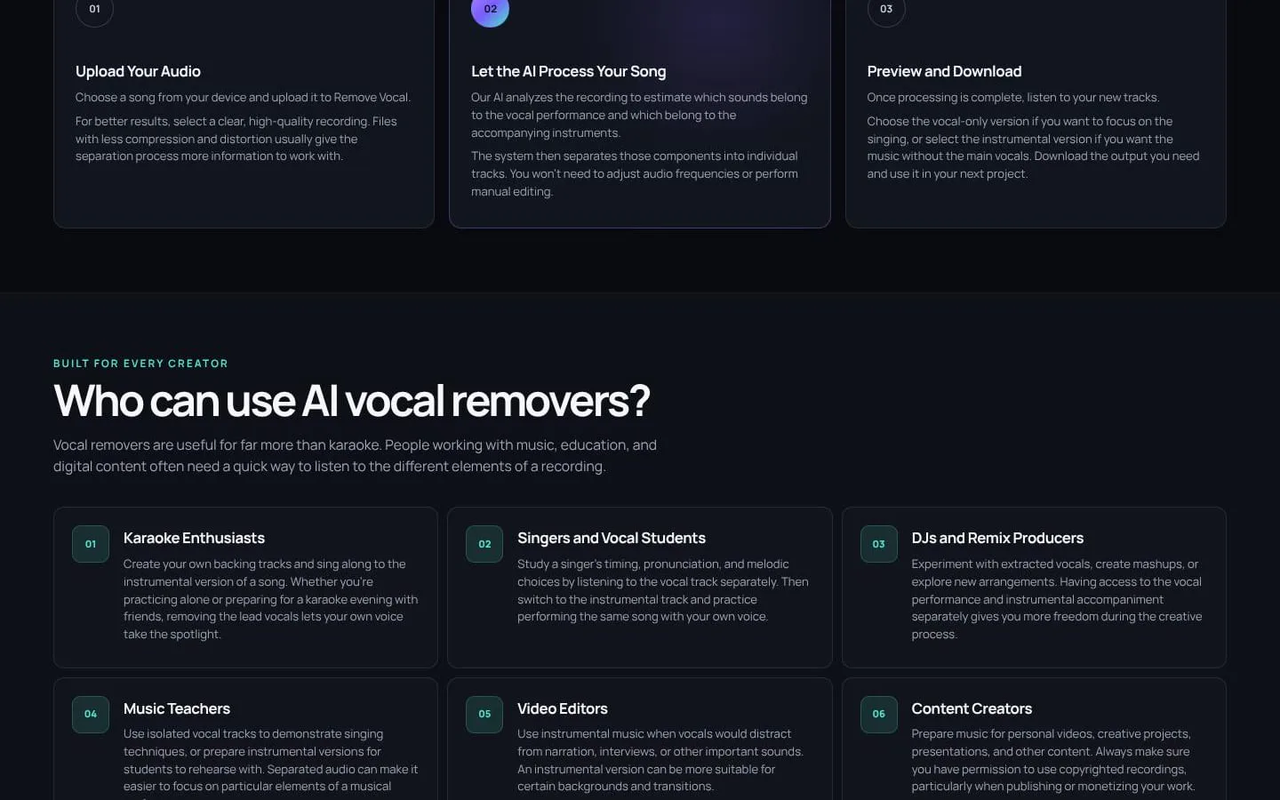 Remove Vocal screenshot