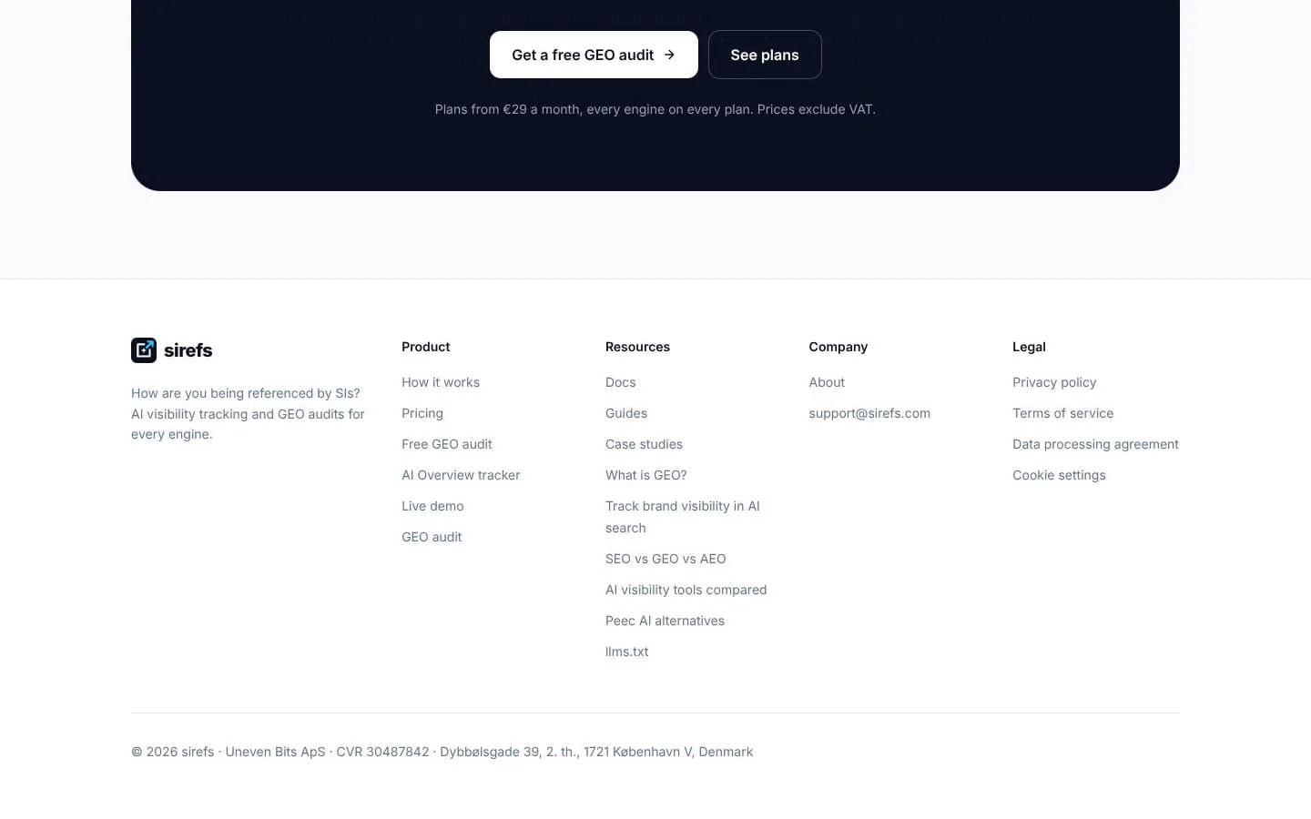 sirefs screenshot