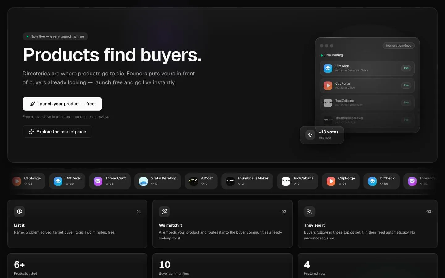 OnlyFoundrs screenshot