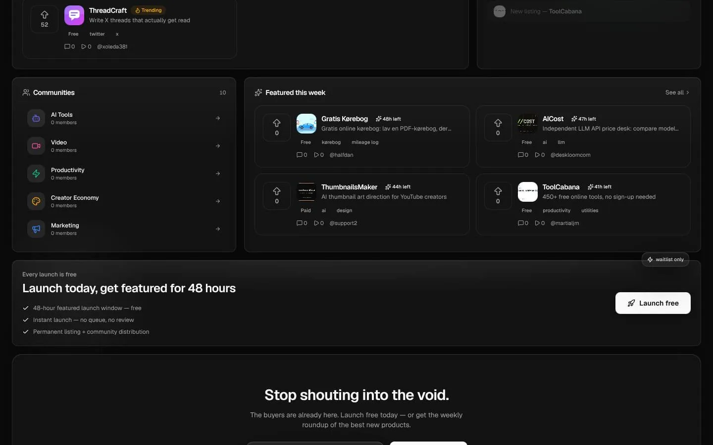 OnlyFoundrs screenshot