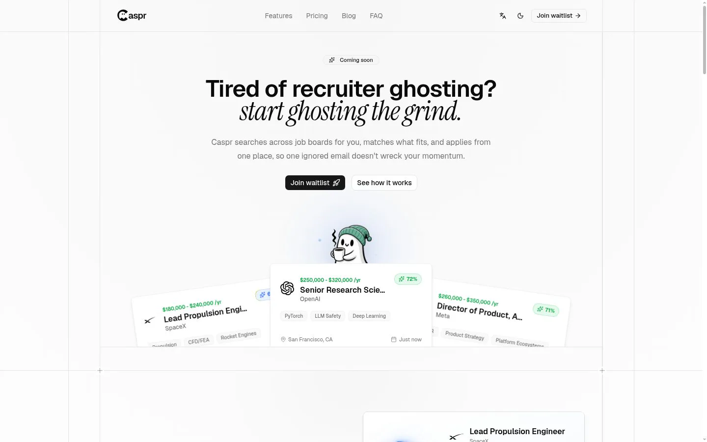Caspr screenshot