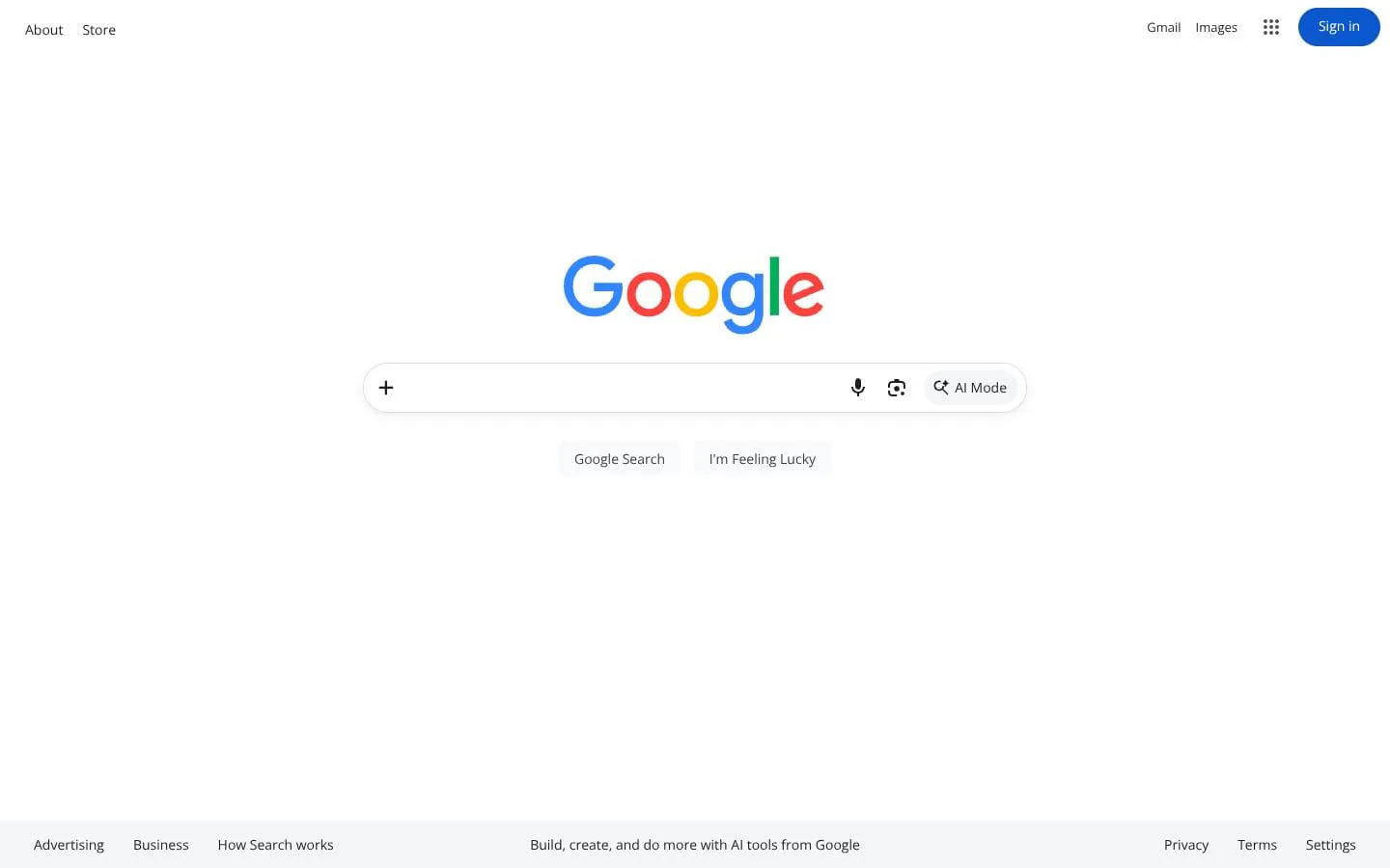 Google Search screenshot