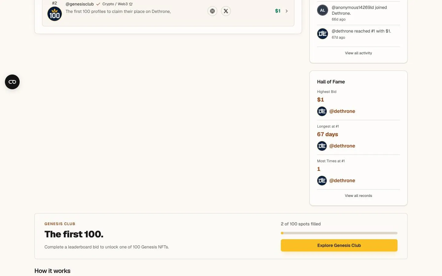 Dethrone screenshot