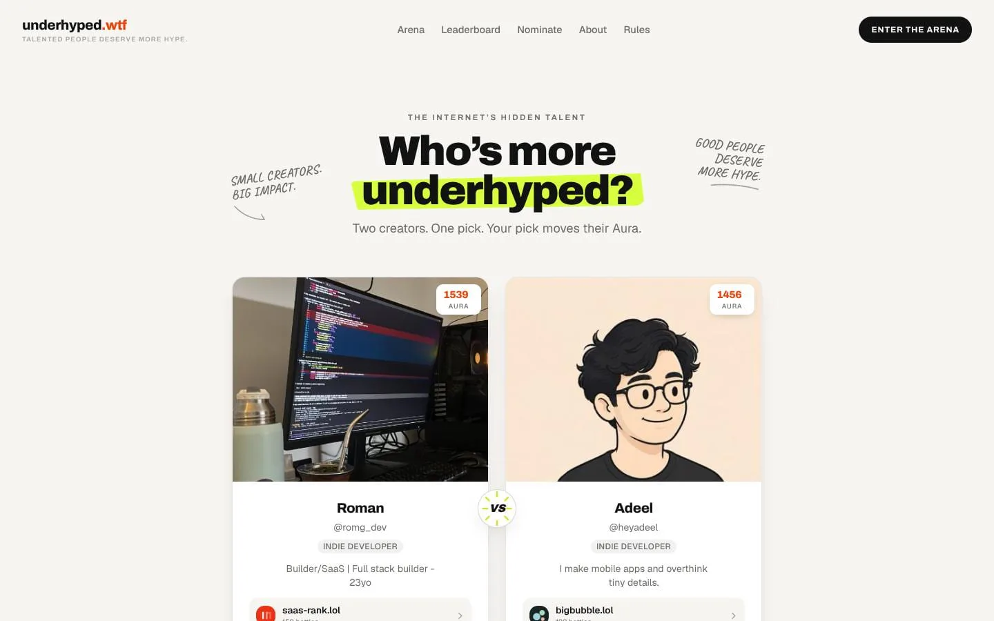 Underhyped screenshot
