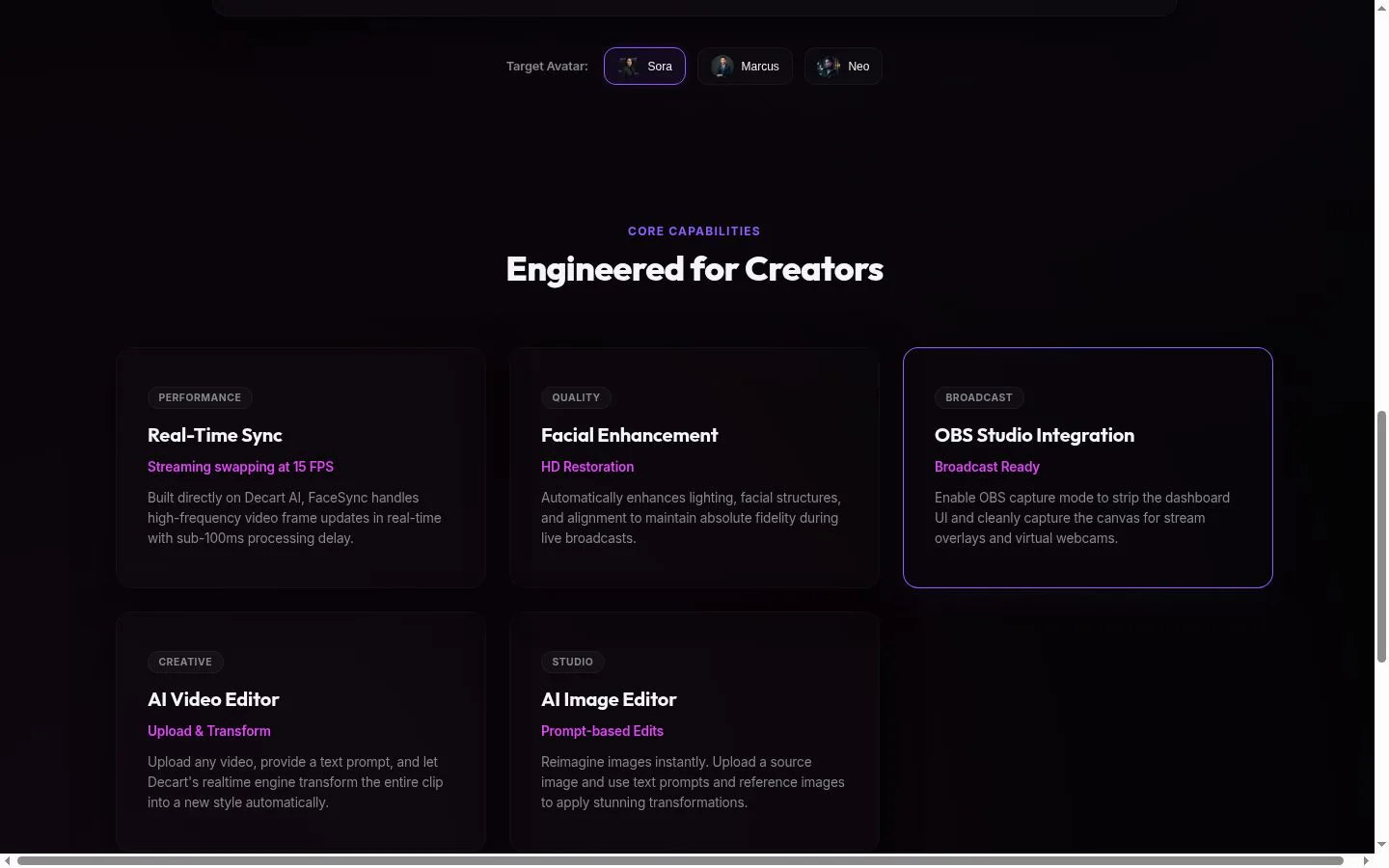 FaceSync Studio screenshot