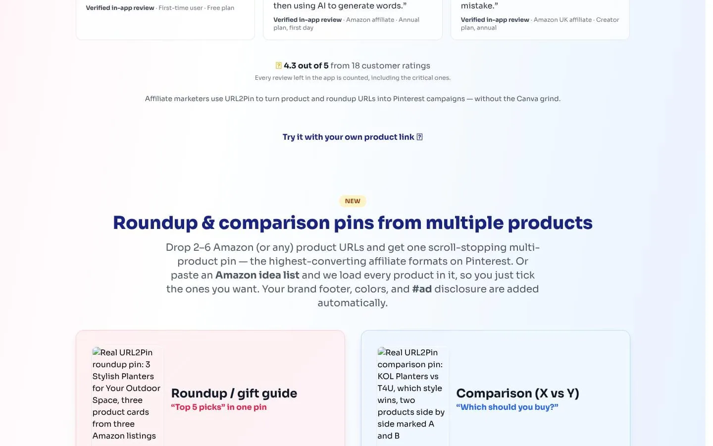 URL2Pin screenshot