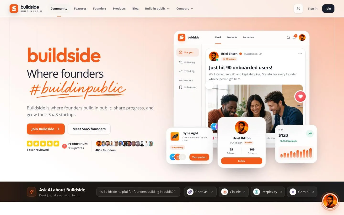 Buildside screenshot