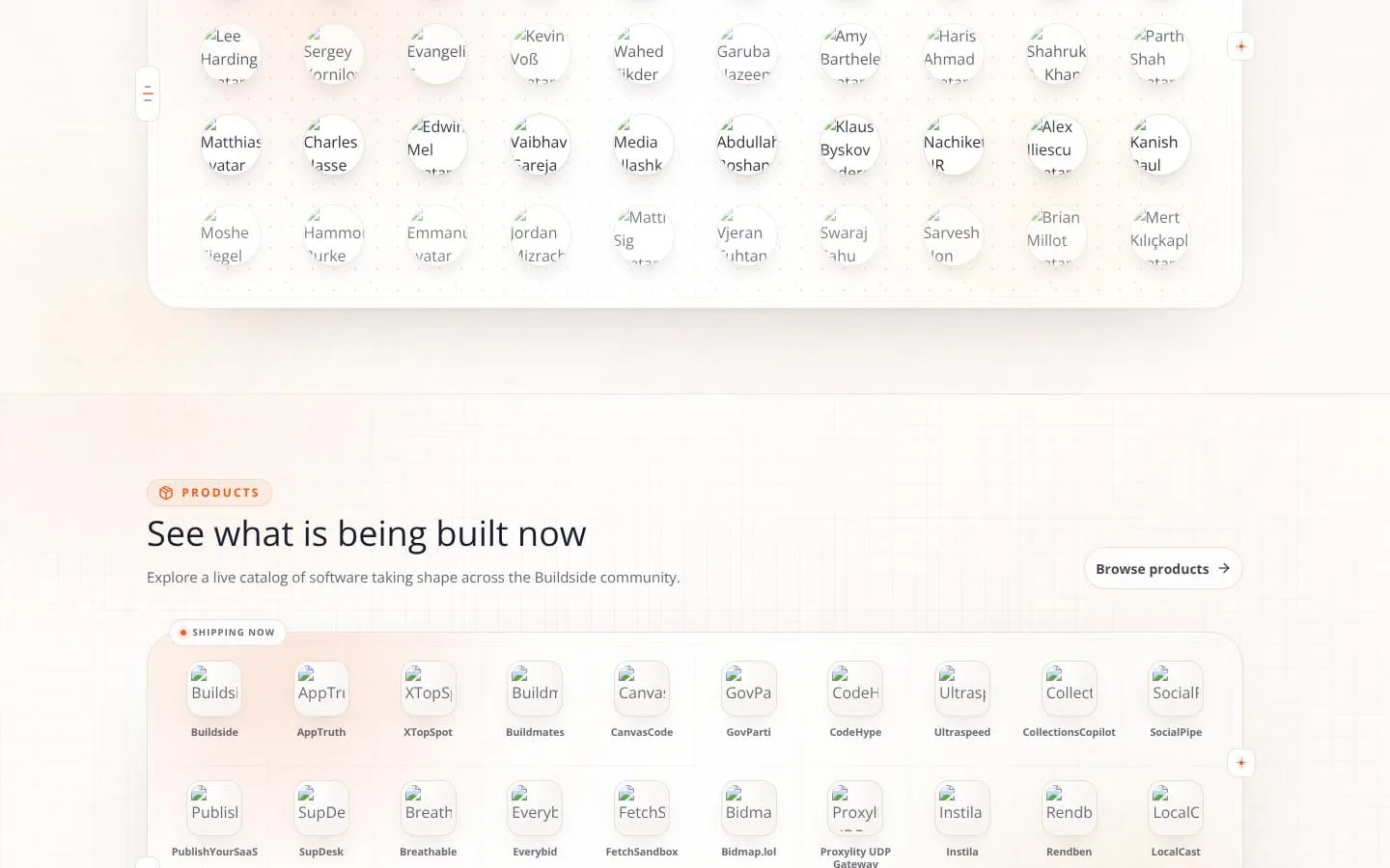 Buildside screenshot