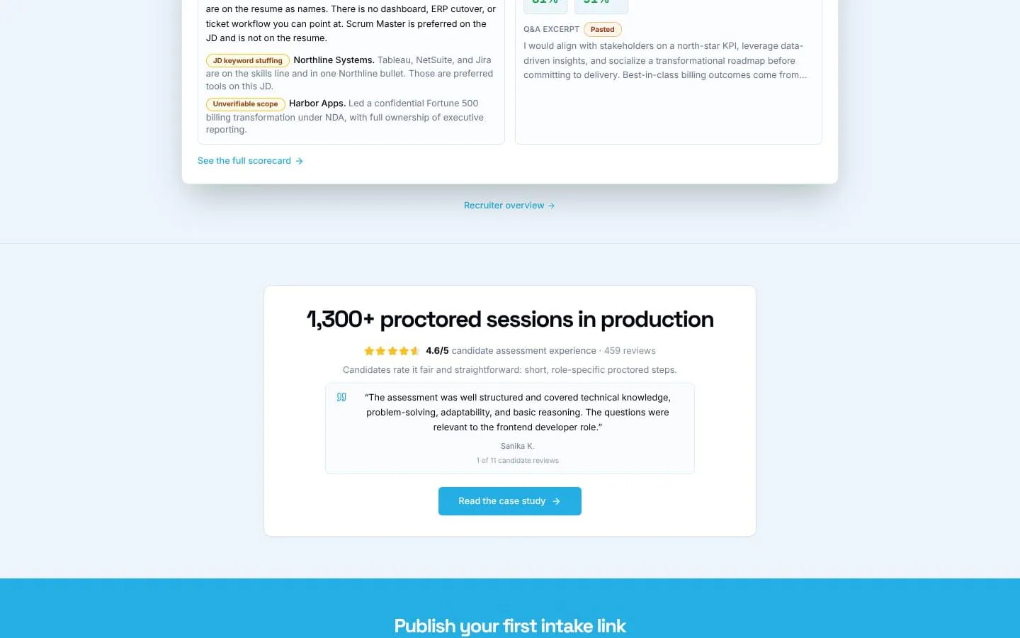 TalentProof screenshot