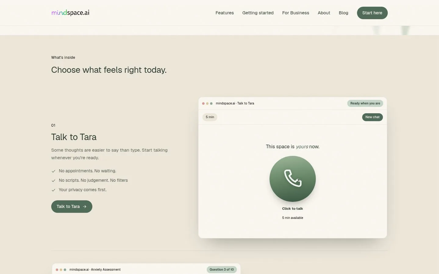 Mindspace AI screenshot