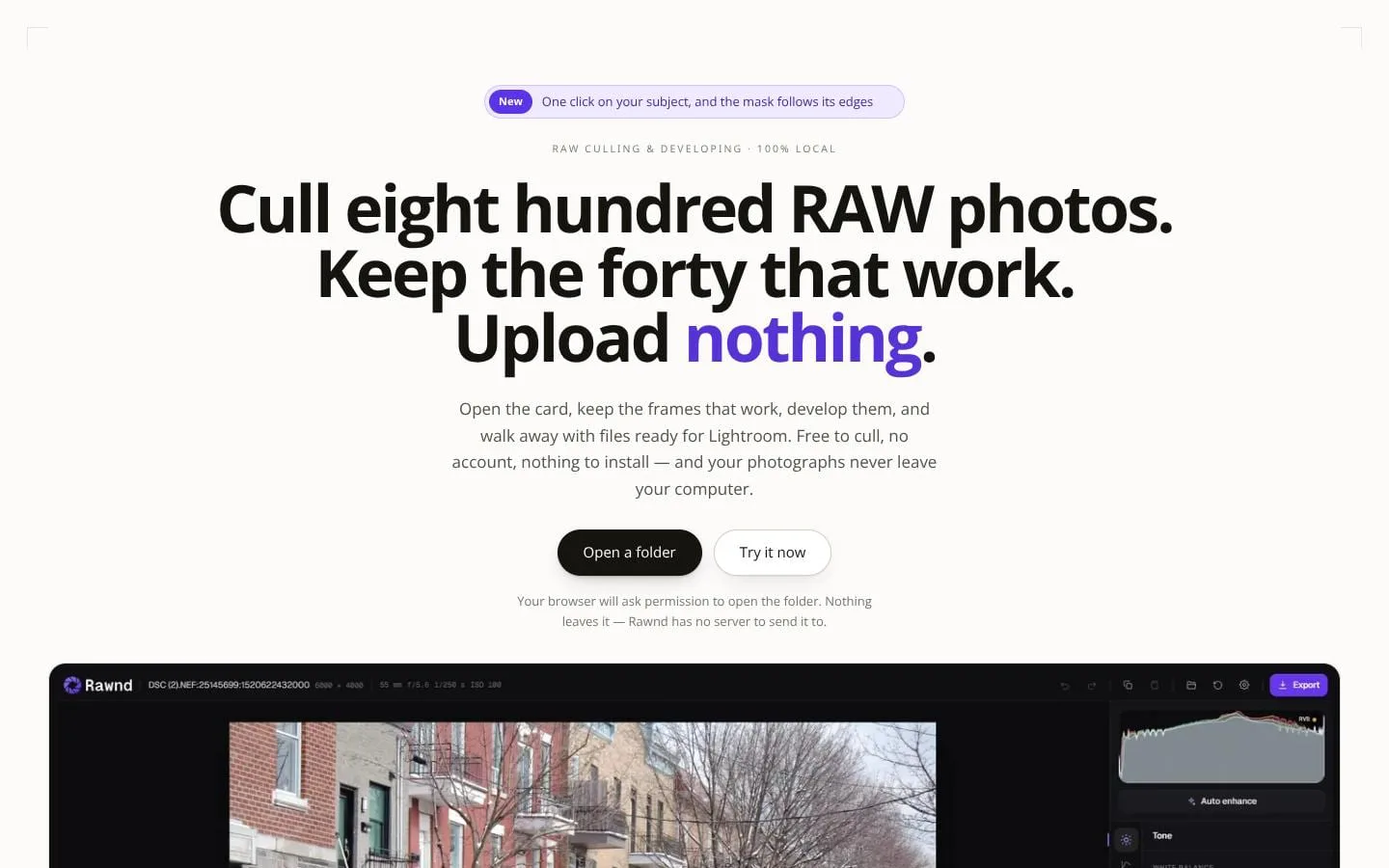 Rawnd screenshot