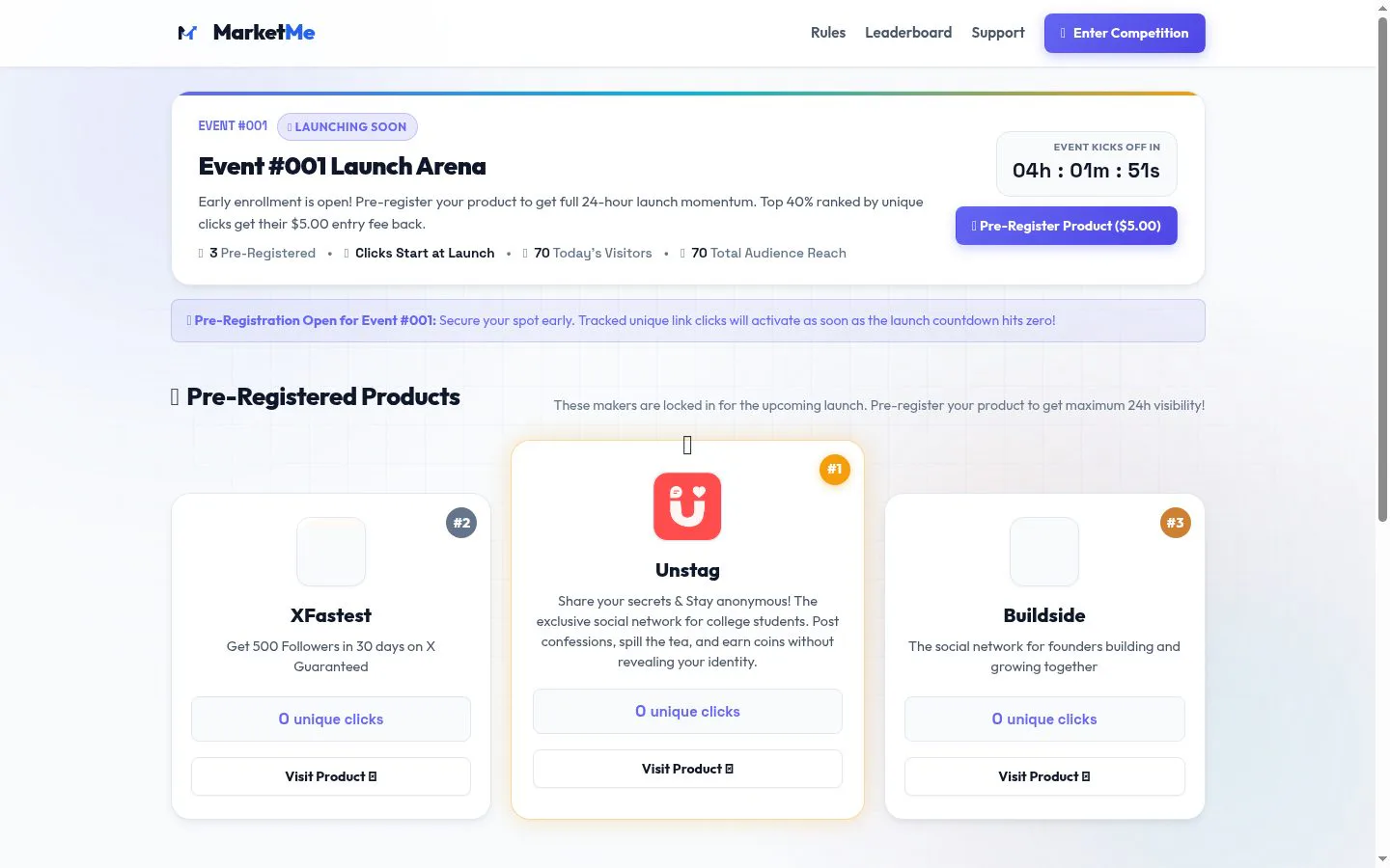 MarketMe screenshot