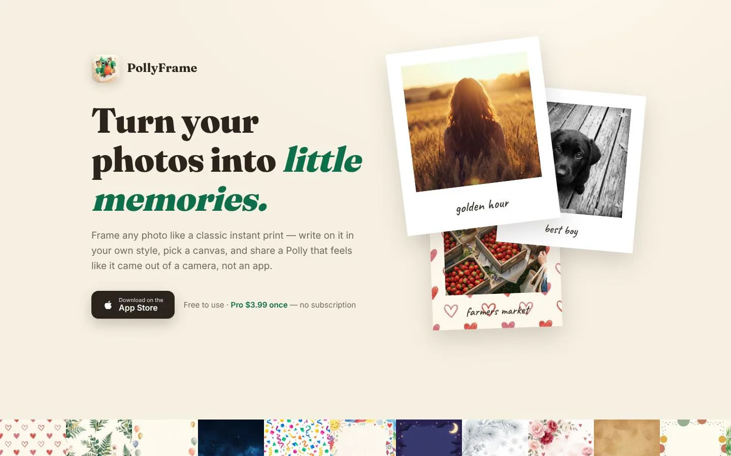 PollyFrame screenshot